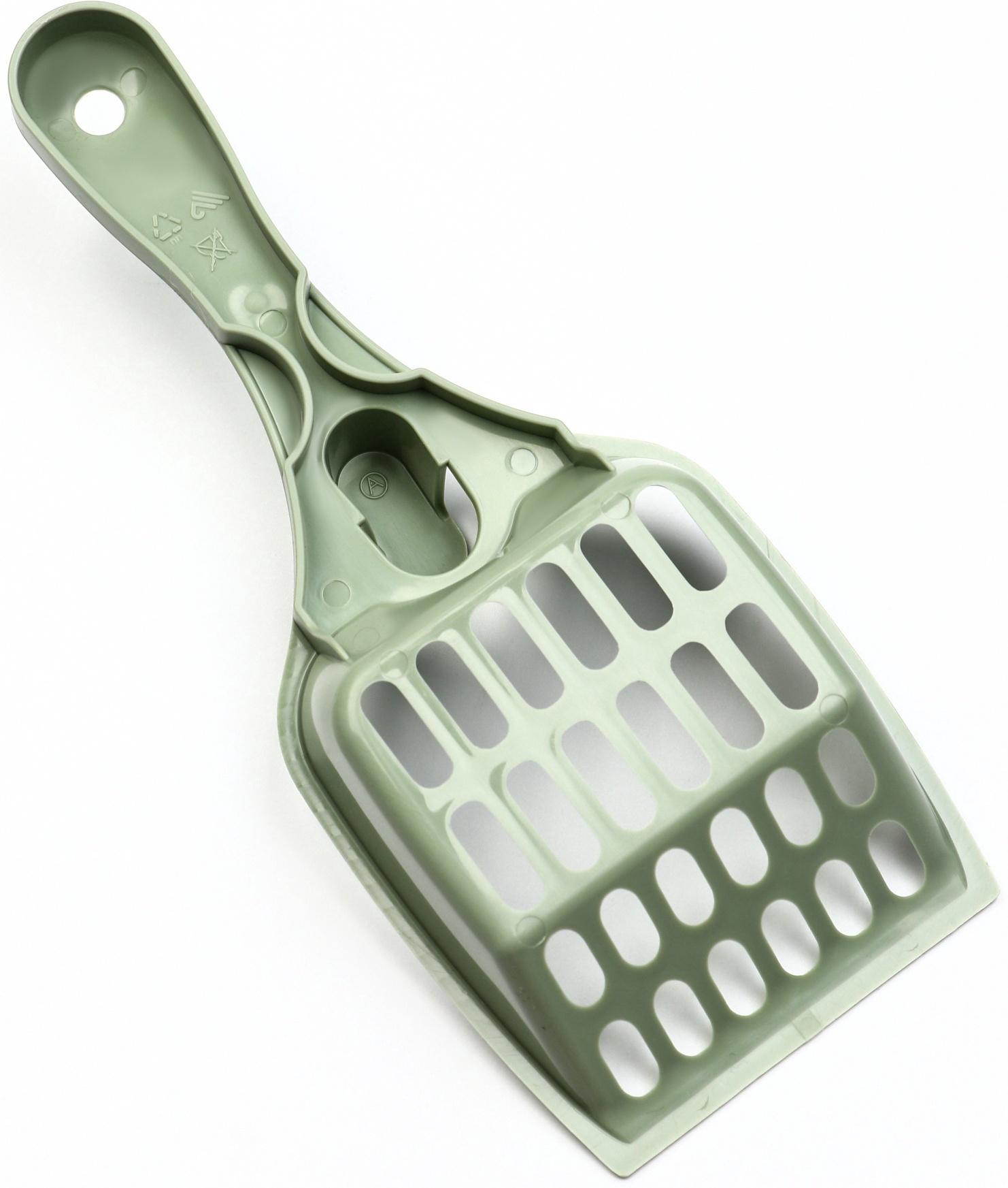 Совок для кошачьего туалета «Мур Мяу» 22.5×9.5×4 см, фисташковый