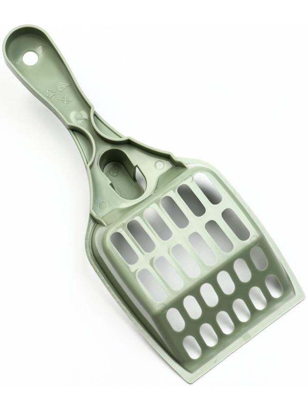 Совок для кошачьего туалета «Мур Мяу» 22.5×9.5×4 см, фисташковый