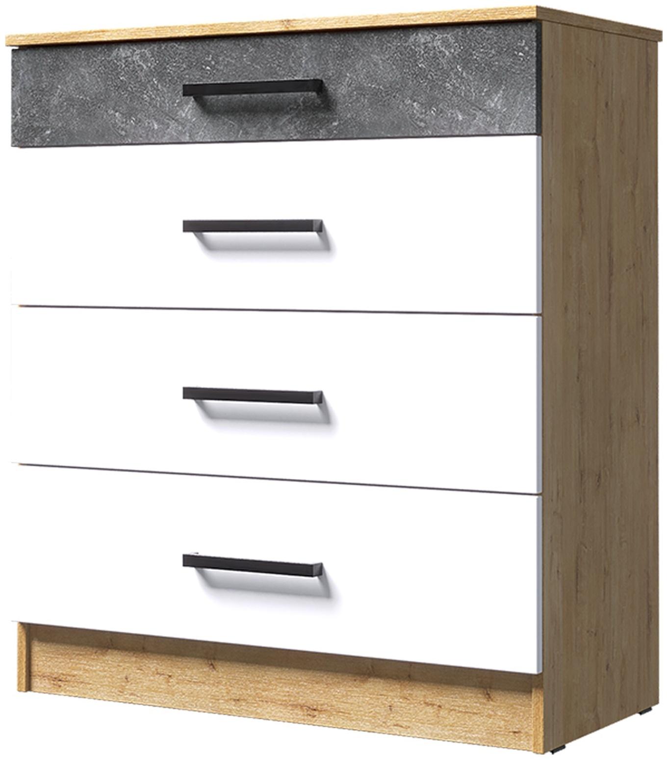 Спальный гарнитур «Адель», комплект 6 предметов, цвет дуб вотан/белый гладкий