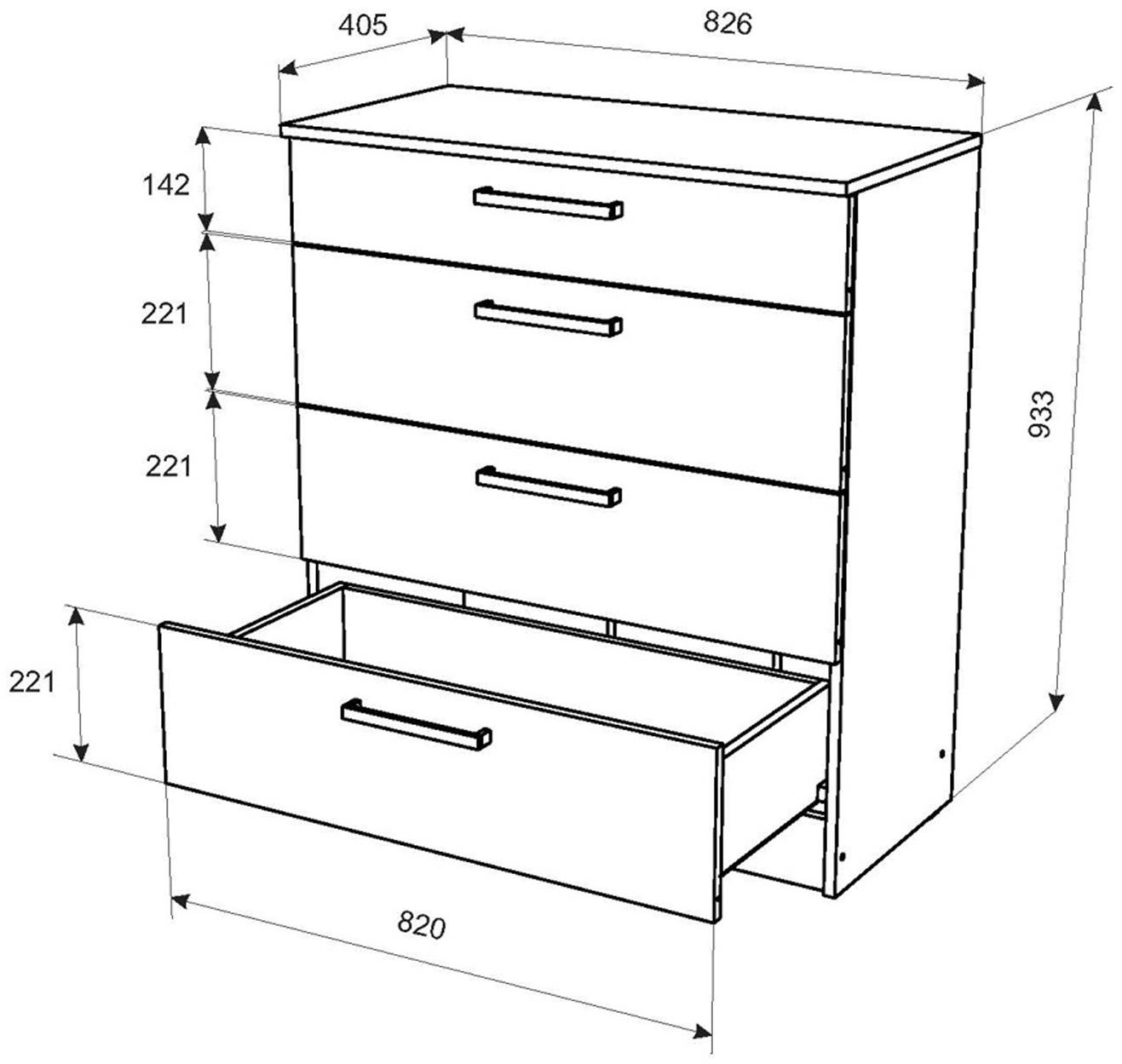 Спальный гарнитур «Адель», комплект 6 предметов, цвет дуб вотан/белый гладкий