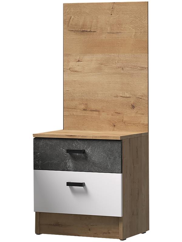 Спальный гарнитур «Адель», комплект 6 предметов, цвет дуб вотан/белый гладкий