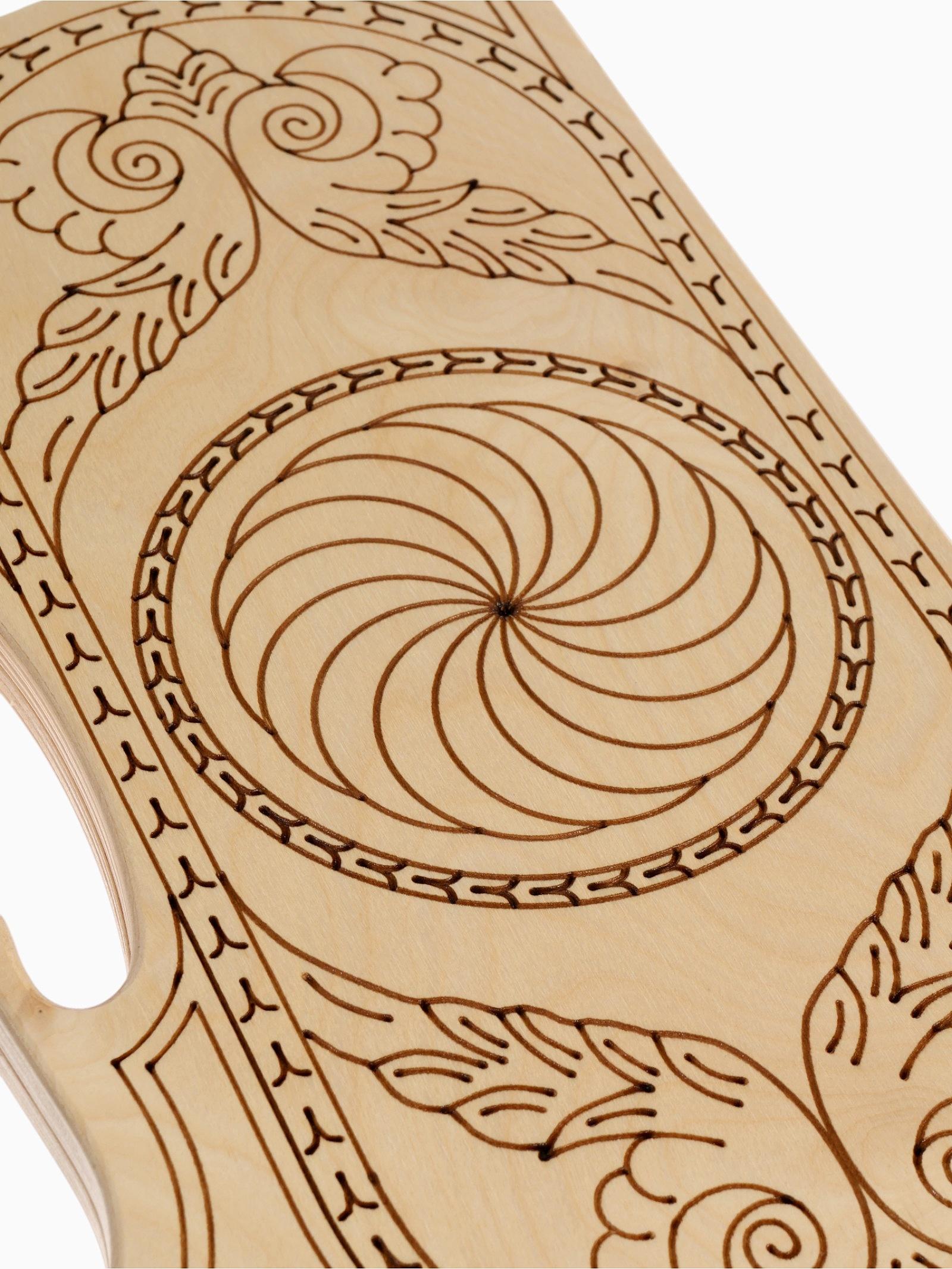 Нарды деревянные «Медведь», резные, 45×48 см