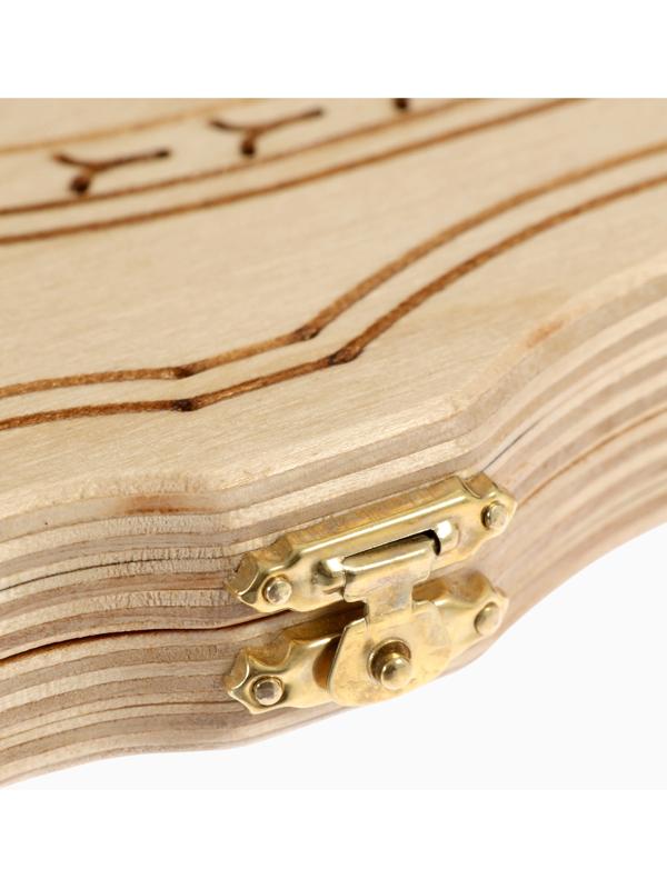 Нарды деревянные «Медведь», резные, 45×48 см