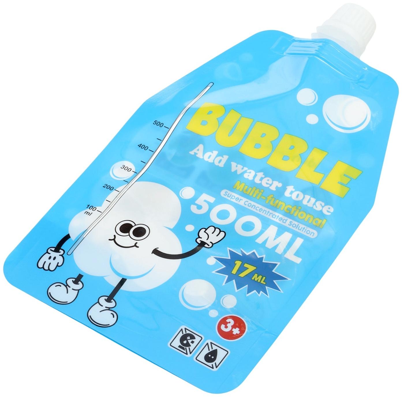 Мыльный раствор для пузырей 17 мл., концентрат разводится водой до 500 мл.