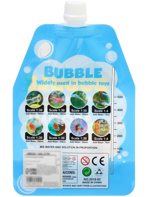 Мыльный раствор для пузырей 17 мл., концентрат разводится водой до 500 мл.