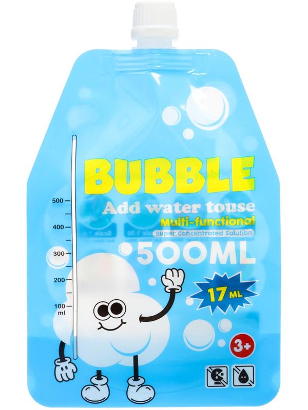 Мыльный раствор для пузырей 17 мл., концентрат разводится водой до 500 мл.
