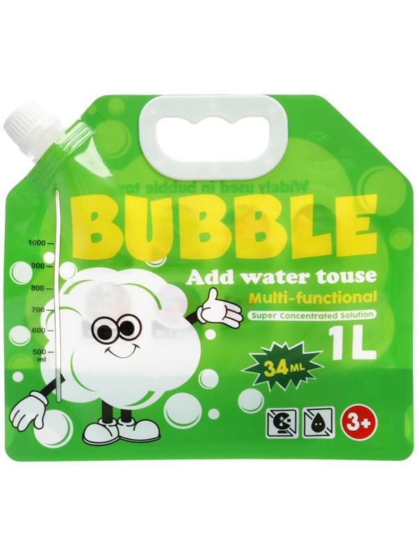 Мыльный раствор для пузырей 34 мл, концентрат разводится водой до 1 л