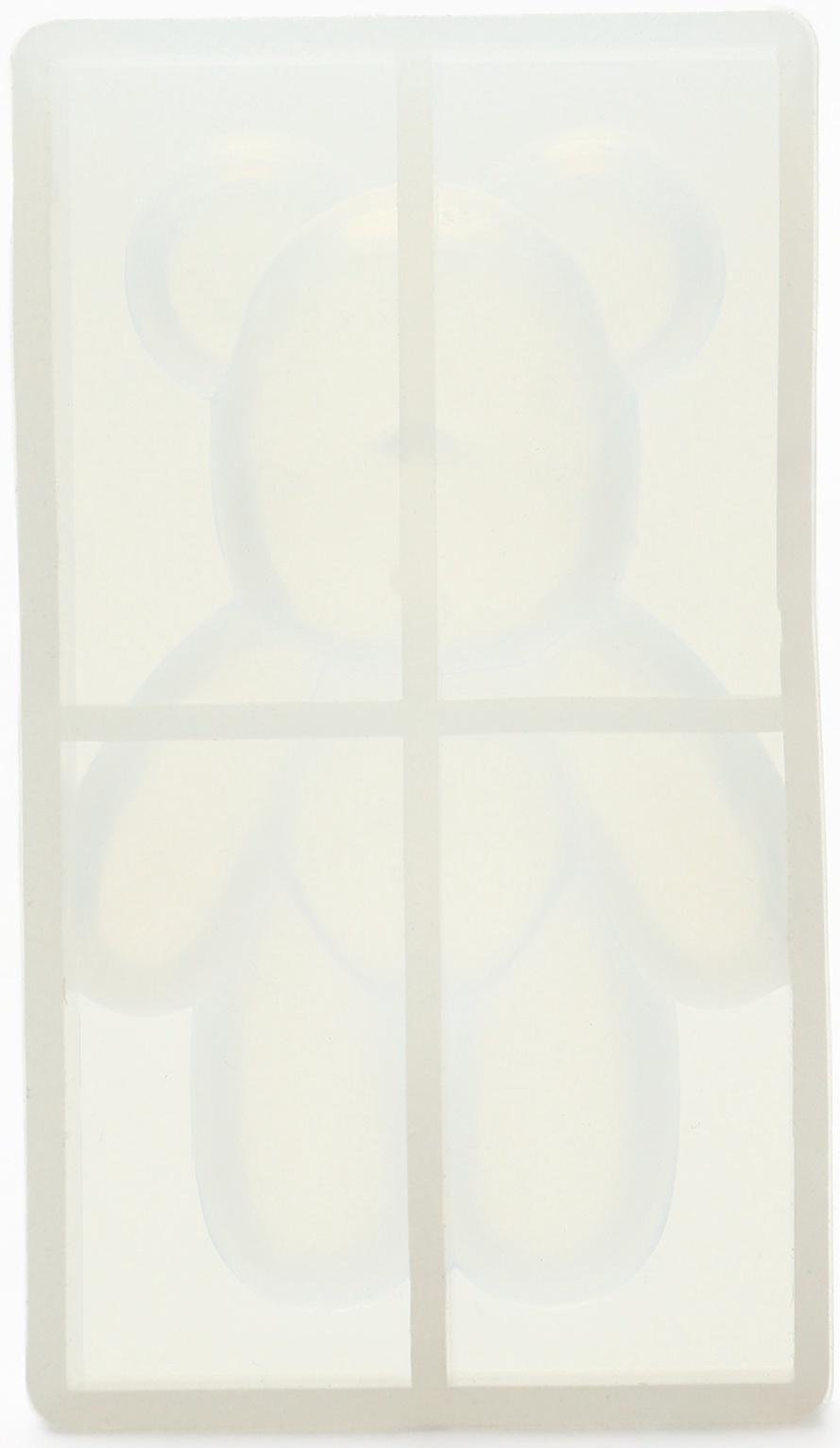 Набор для создания брелока из эпоксидной смолы «Мишка» с поталью