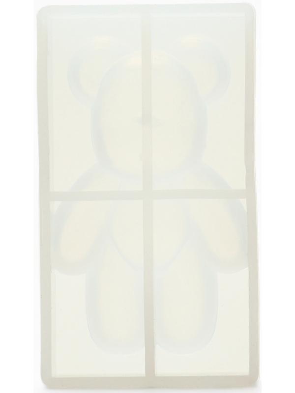 Набор для создания брелока из эпоксидной смолы «Мишка» с блёстками