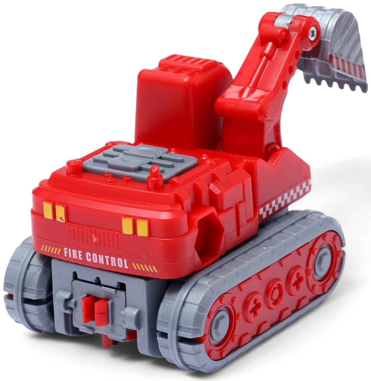 Робот-трансформер «Огнеборец» 5в1, собирается из 5 машинок, подвижные детали