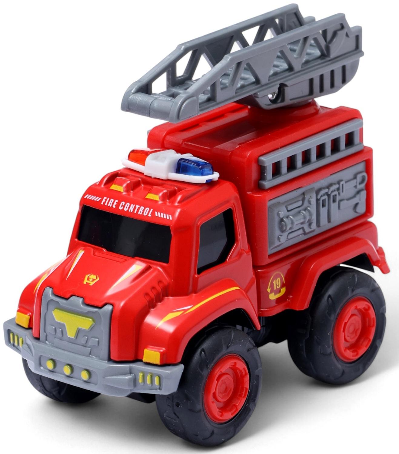 Робот-трансформер «Огнеборец» 5в1, собирается из 5 машинок, подвижные детали