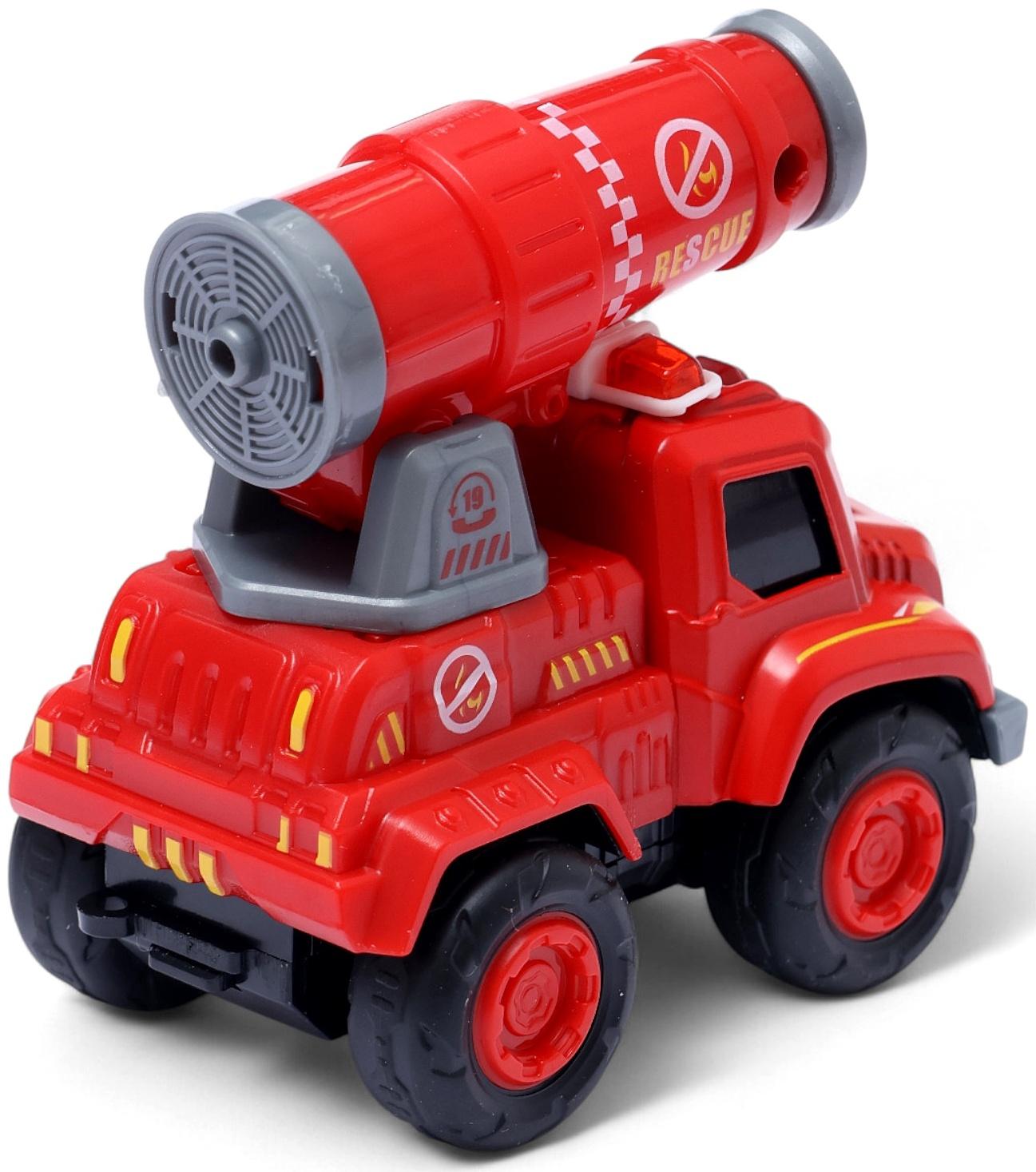 Робот-трансформер «Огнеборец» 5в1, собирается из 5 машинок, подвижные детали