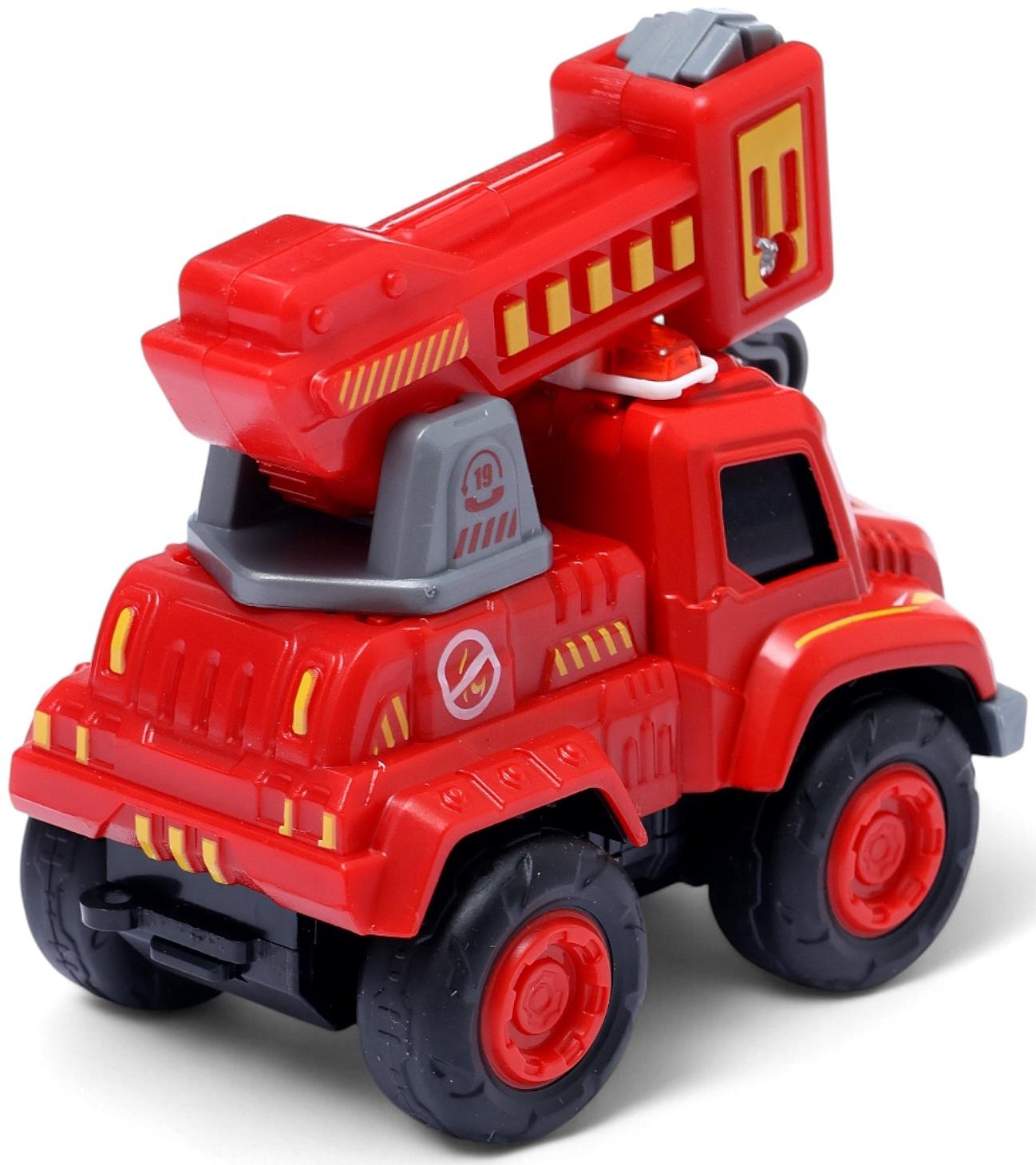 Робот-трансформер «Огнеборец» 5в1, собирается из 5 машинок, подвижные детали