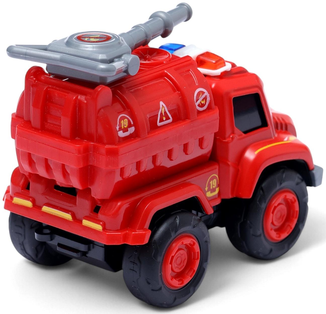 Робот-трансформер «Огнеборец» 5в1, собирается из 5 машинок, подвижные детали