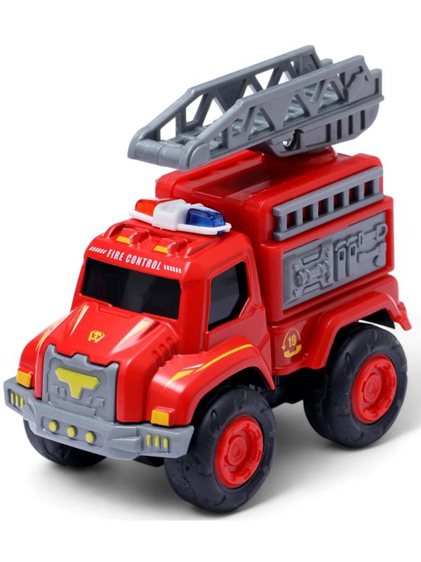 Робот-трансформер «Огнеборец» 5в1, собирается из 5 машинок, подвижные детали