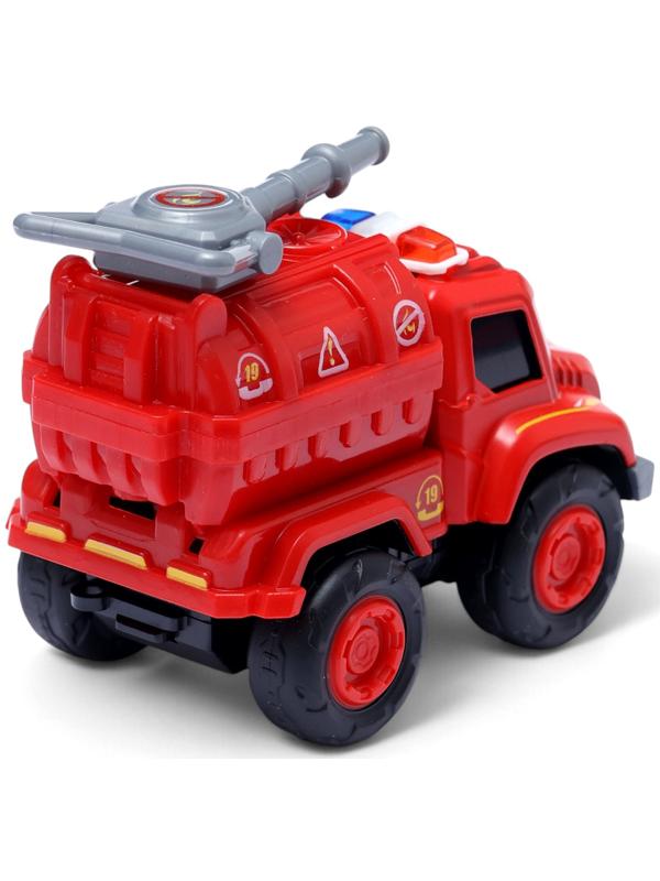 Робот-трансформер «Огнеборец» 5в1, собирается из 5 машинок, подвижные детали