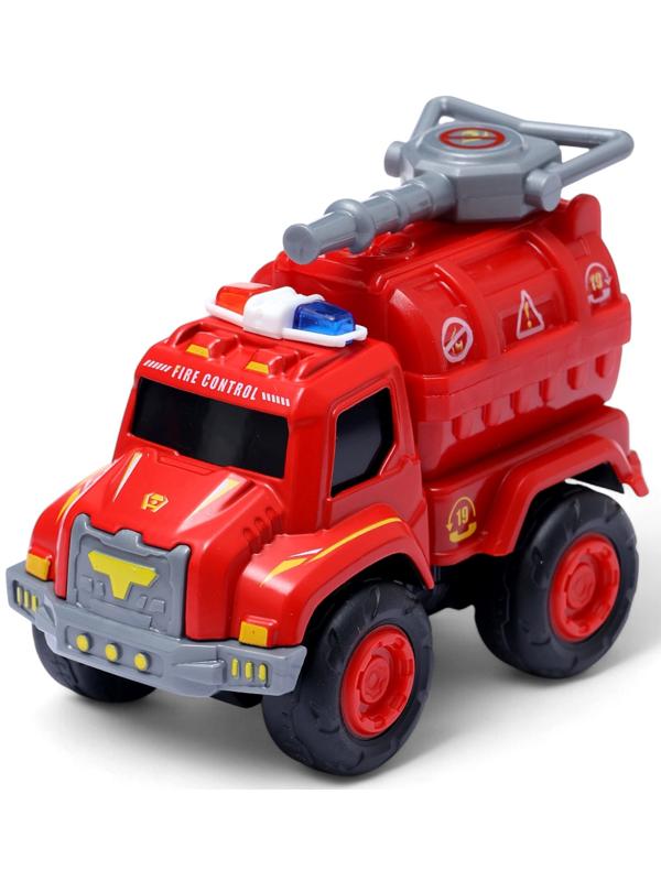 Робот-трансформер «Огнеборец» 5в1, собирается из 5 машинок, подвижные детали