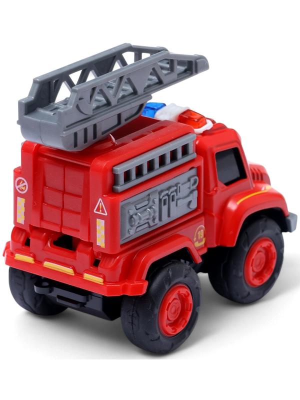 Робот-трансформер «Огнеборец» 5в1, собирается из 5 машинок, подвижные детали