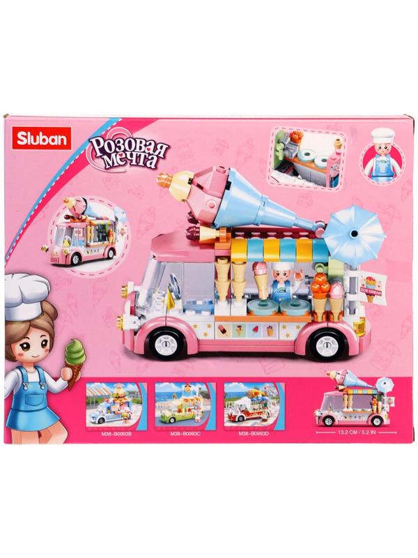 Конструктор Розовая Мечта «Фургончик с мороженым», 145 деталей