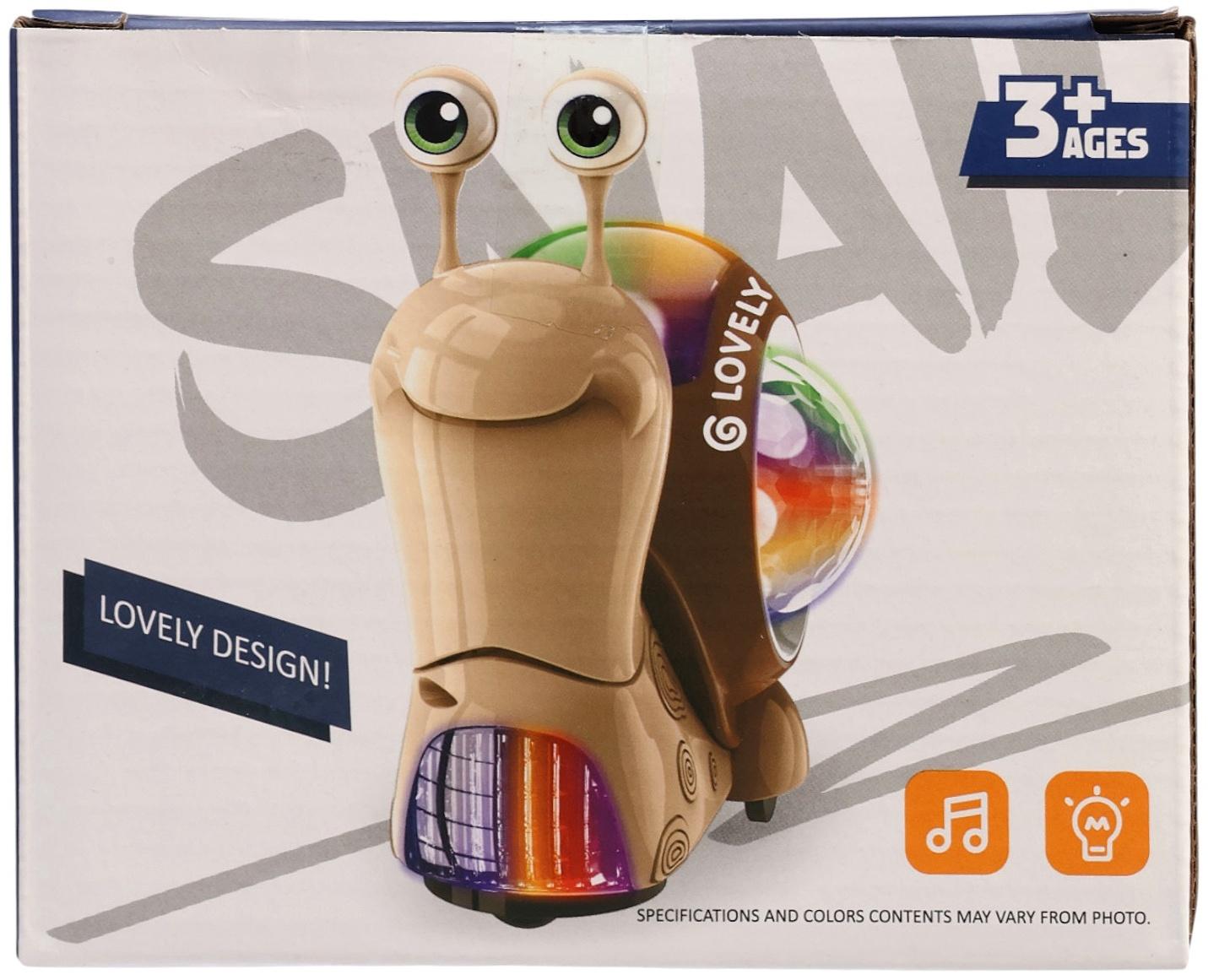 Музыкальная игрушка «Улитка» свет, звук, МИКС