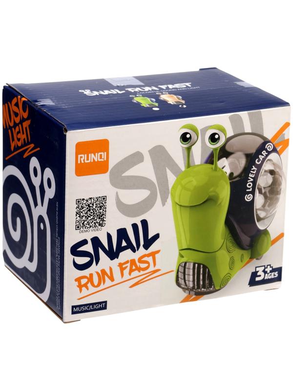 Музыкальная игрушка «Улитка» свет, звук, МИКС