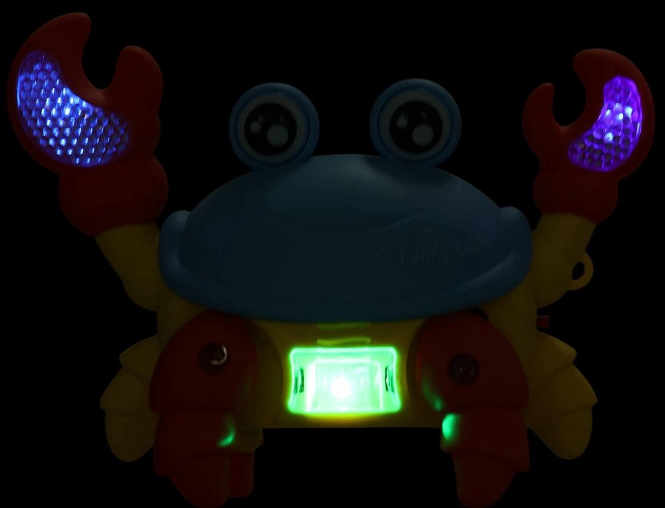 Музыкальная игрушка «Краб» свет, звук