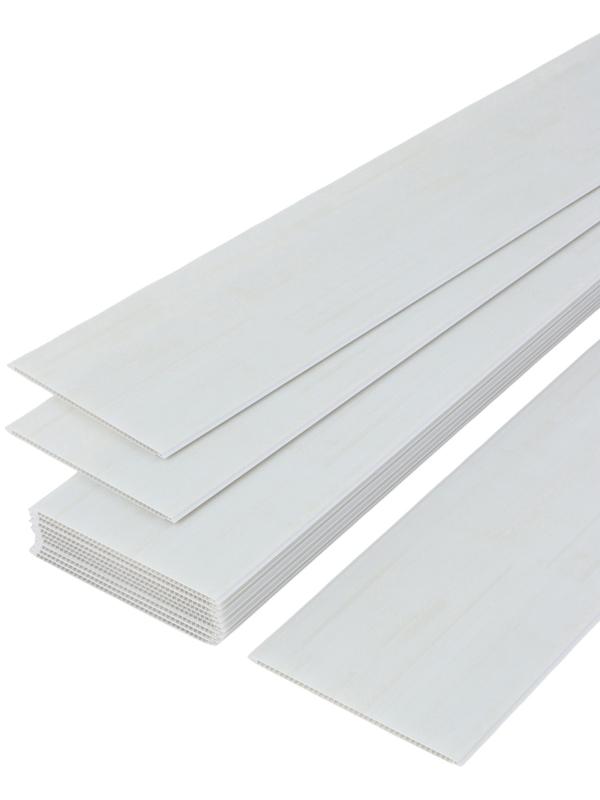 Стеновая панель ПВХ «Карели», 2600×250 мм, цвет серый