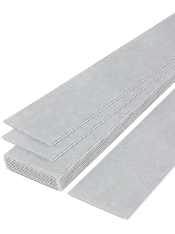 Стеновая панель ПВХ «Сорбона», 2600×250 мм, цвет серый