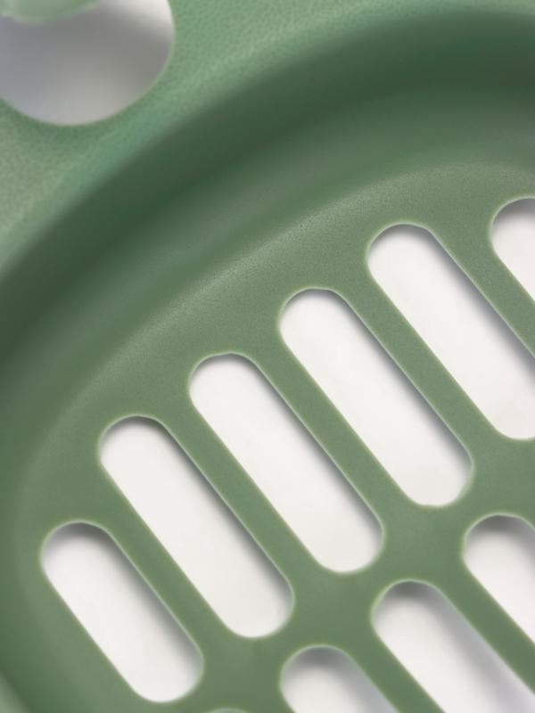 Совок для кошачьего туалета 22.5×10×5 см, Soft-touch, изумруд