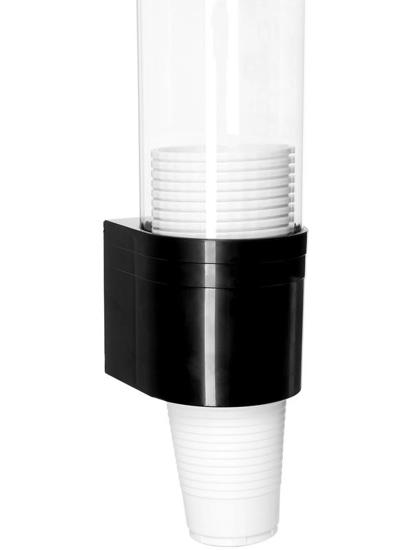 Стаканодержатель Aqua Work CH-1, 70 стаканчиков, крепление на шурупах, чёрный