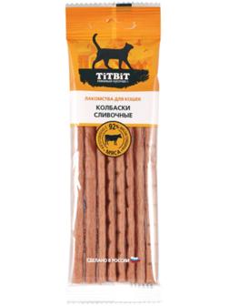 Колбаски Сливочные для кошек Золотая коллекция 30 г