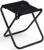 Стул туристический maclay, 25×23×27 см, до 80 кг, складной, разборный, чёрный