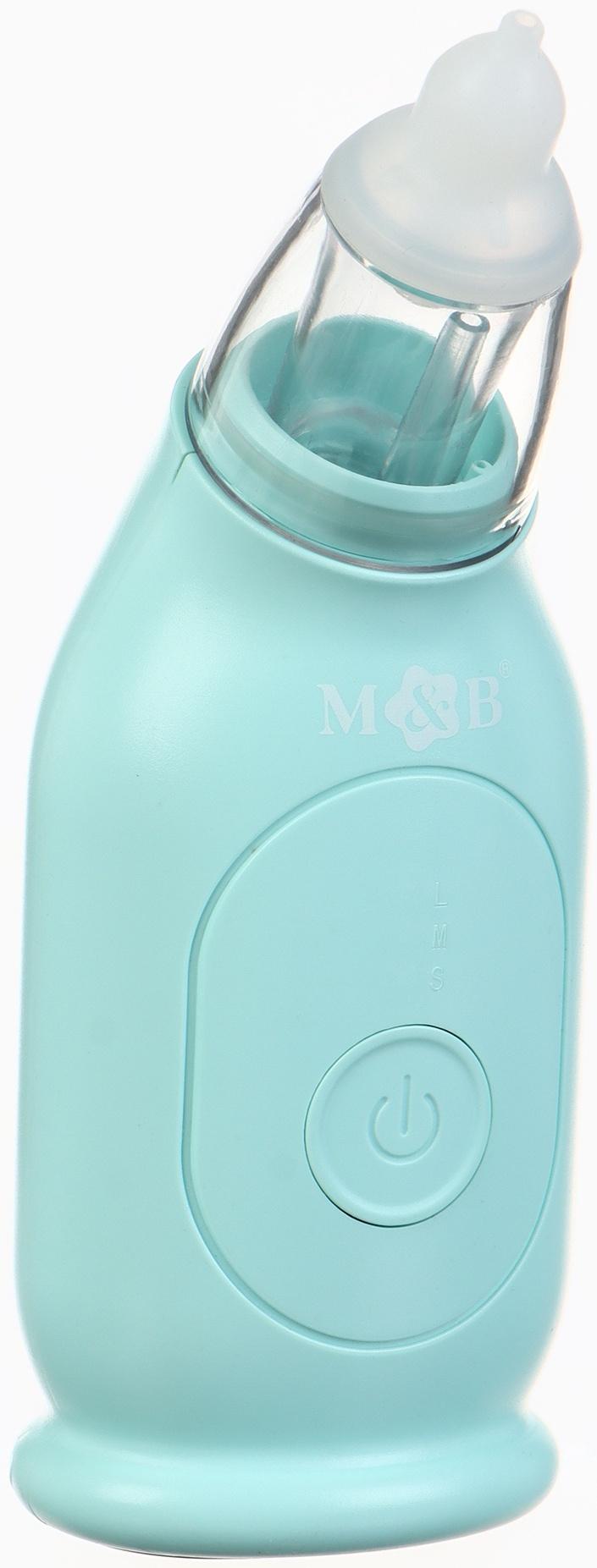 Аспиратор для новорожденных электронный, назальный (набор: 2 насадки, аксессуары, зарядка Type-C)