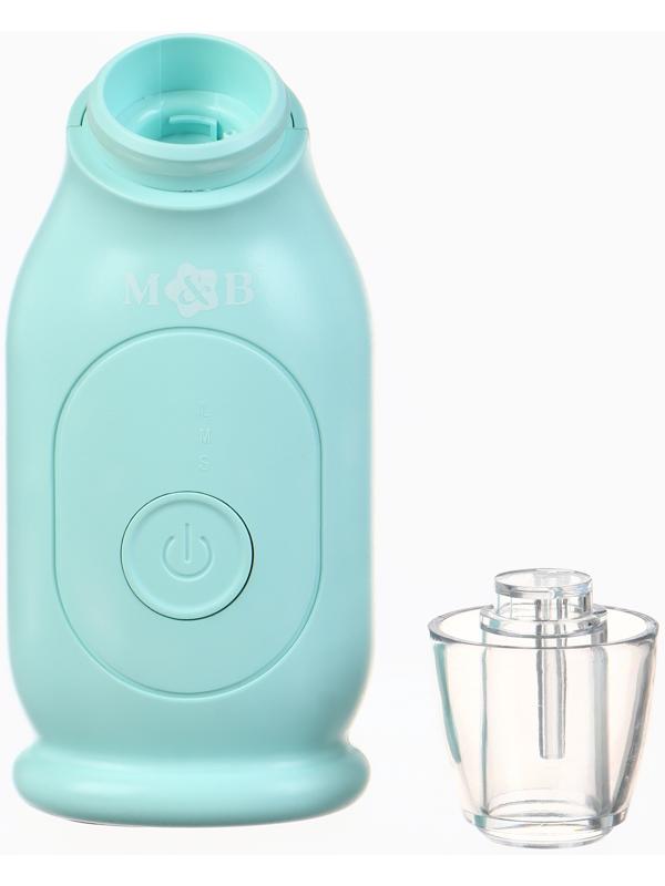 Аспиратор для новорожденных электронный, назальный (набор: 2 насадки, аксессуары, зарядка Type-C)