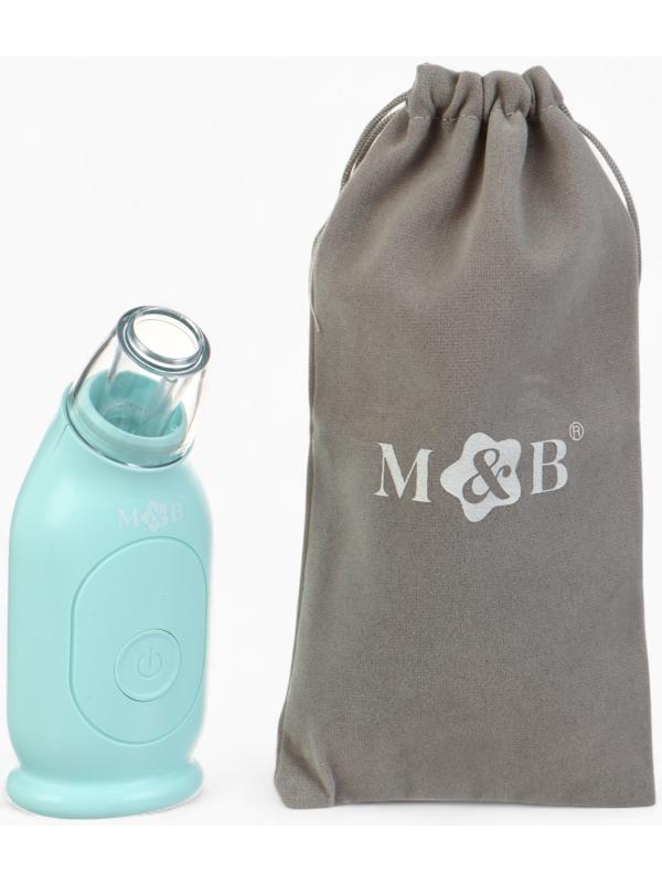 Аспиратор для новорожденных электронный, назальный (набор: 2 насадки, аксессуары, зарядка Type-C)