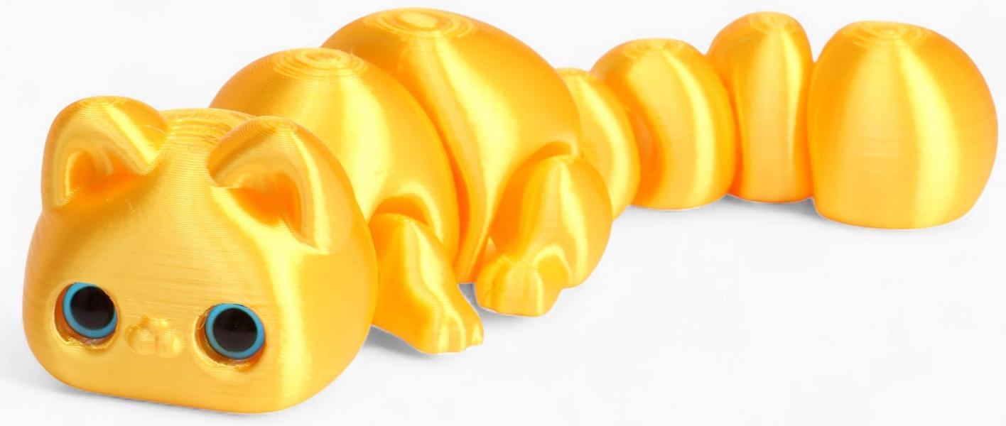 3Д - печатная игрушка «Кошка», подвижная, цвет МИКС