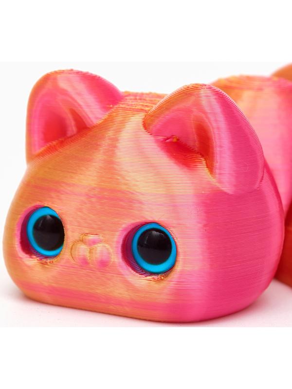 3Д - печатная игрушка «Кошка», подвижная, цвет МИКС