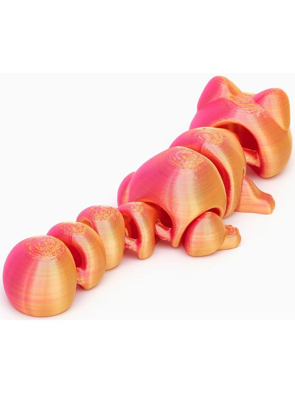 3Д - печатная игрушка «Кошка», подвижная, цвет МИКС