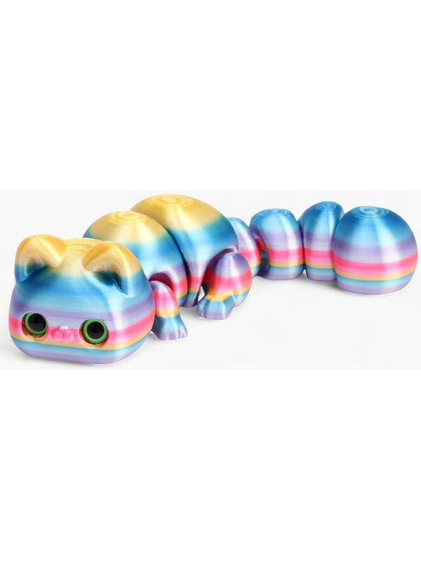 3Д - печатная игрушка «Кошка», подвижная, цвет МИКС