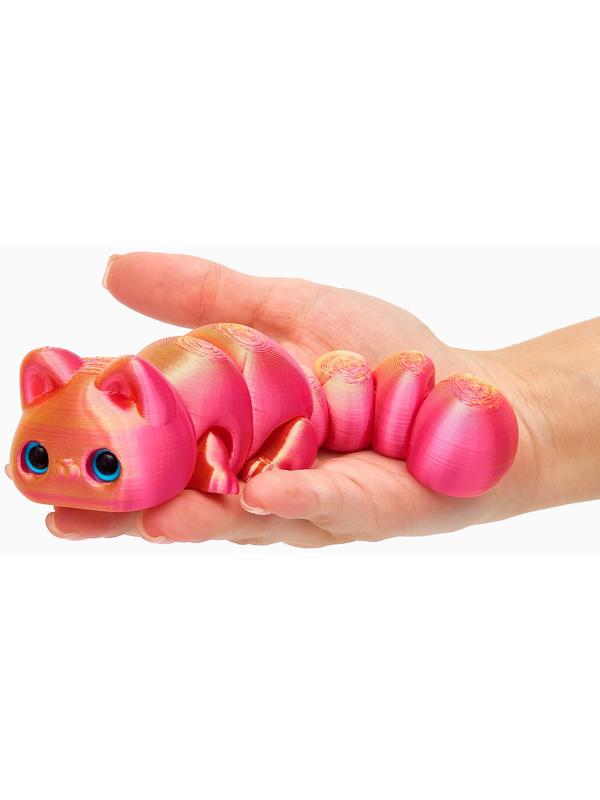 3Д - печатная игрушка «Кошка», подвижная, цвет МИКС
