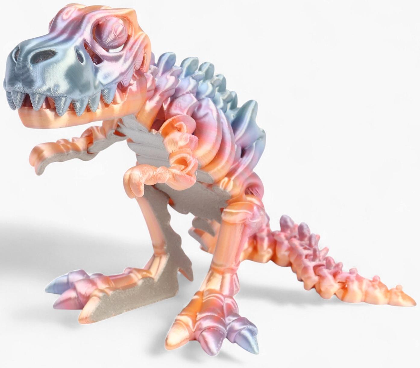 3Д - печатная игрушка «Динозавр», подвижная, цвет МИКС