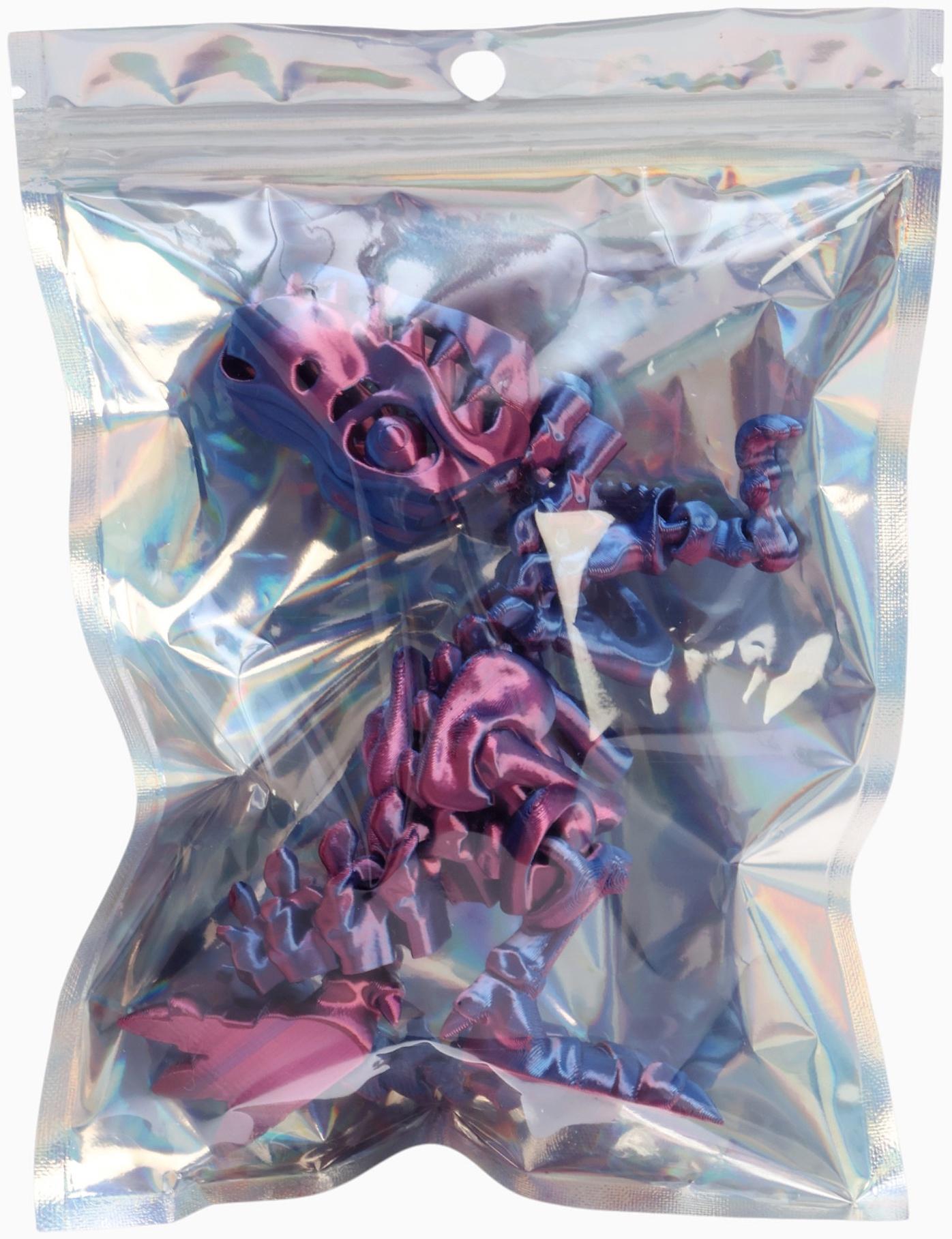 3Д - печатная игрушка «Динозавр», подвижная, цвет МИКС