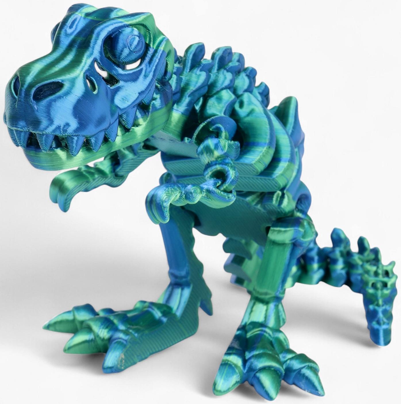 3Д - печатная игрушка «Динозавр», подвижная, цвет МИКС