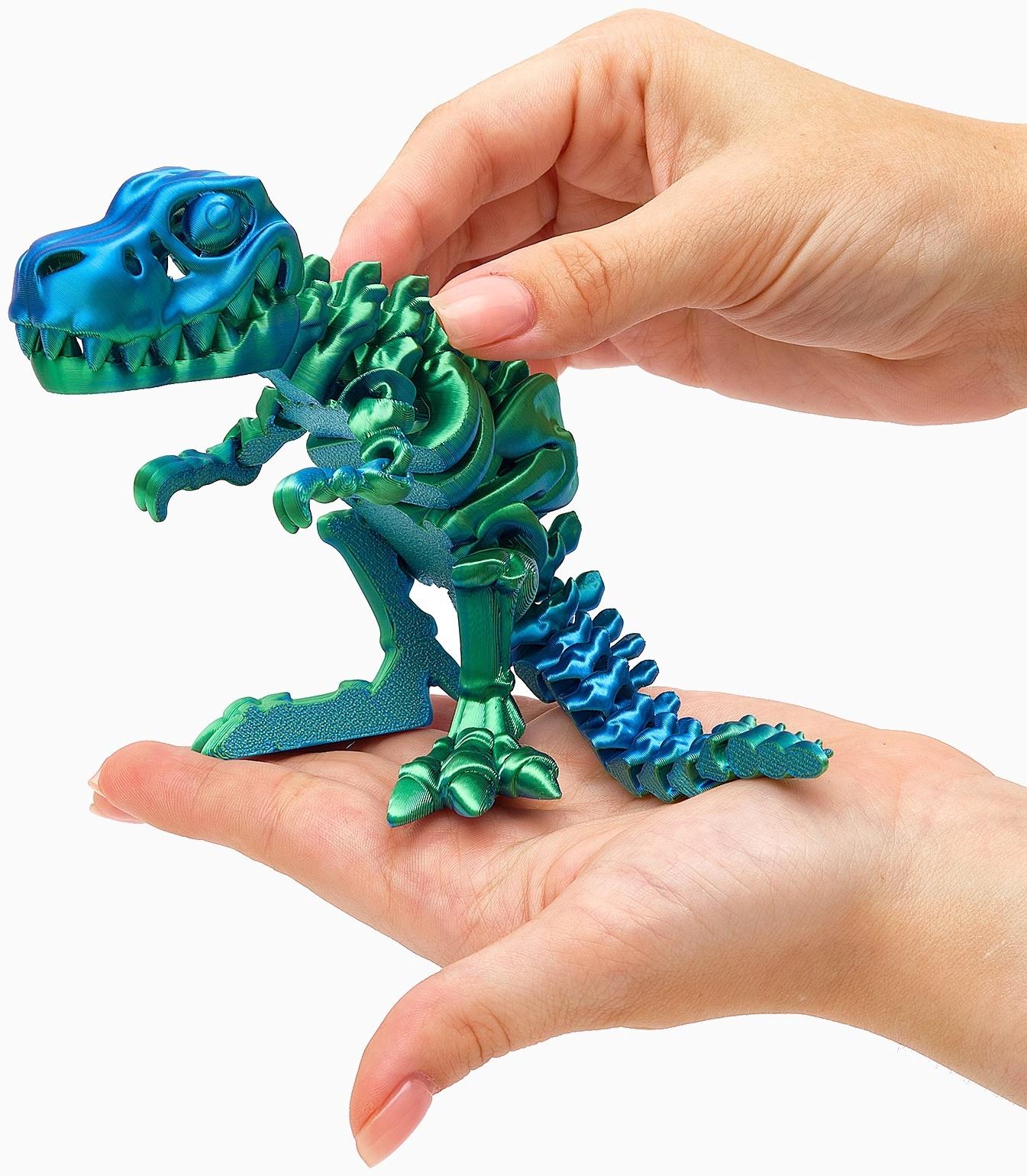 3Д - печатная игрушка «Динозавр», подвижная, цвет МИКС