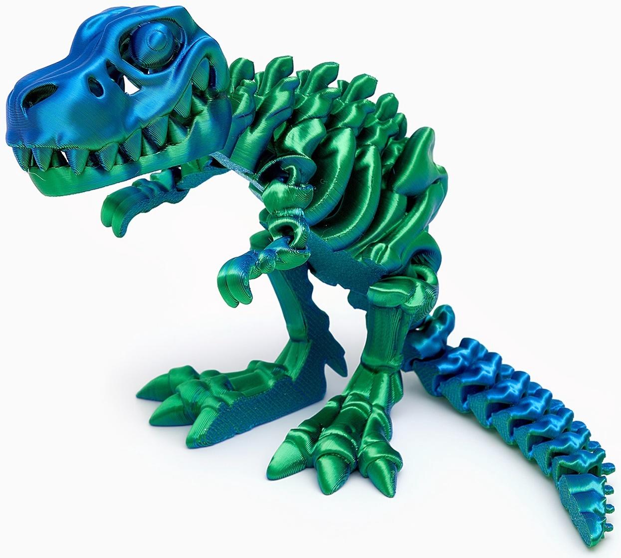 3Д - печатная игрушка «Динозавр», подвижная, цвет МИКС