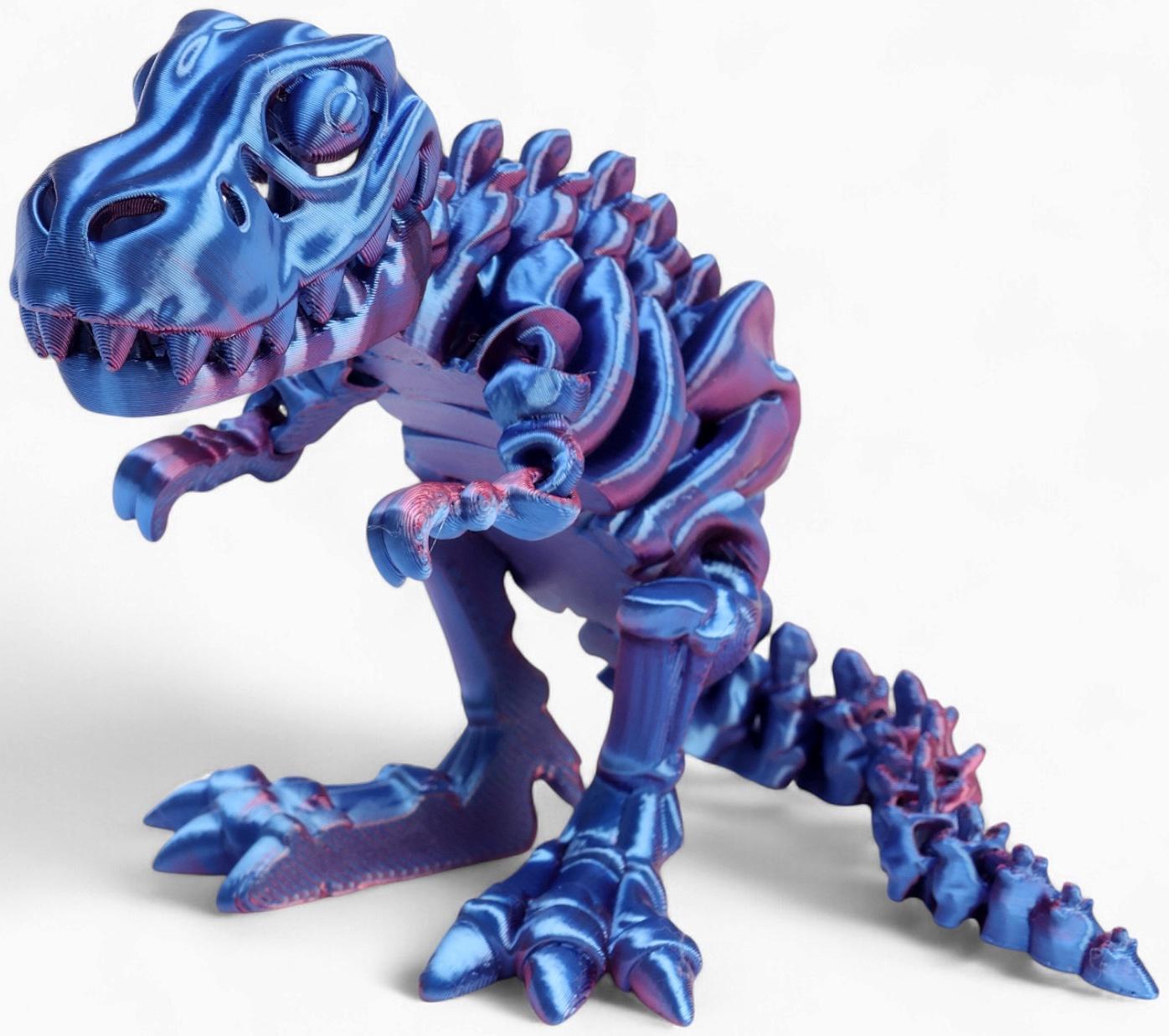 3Д - печатная игрушка «Динозавр», подвижная, цвет МИКС