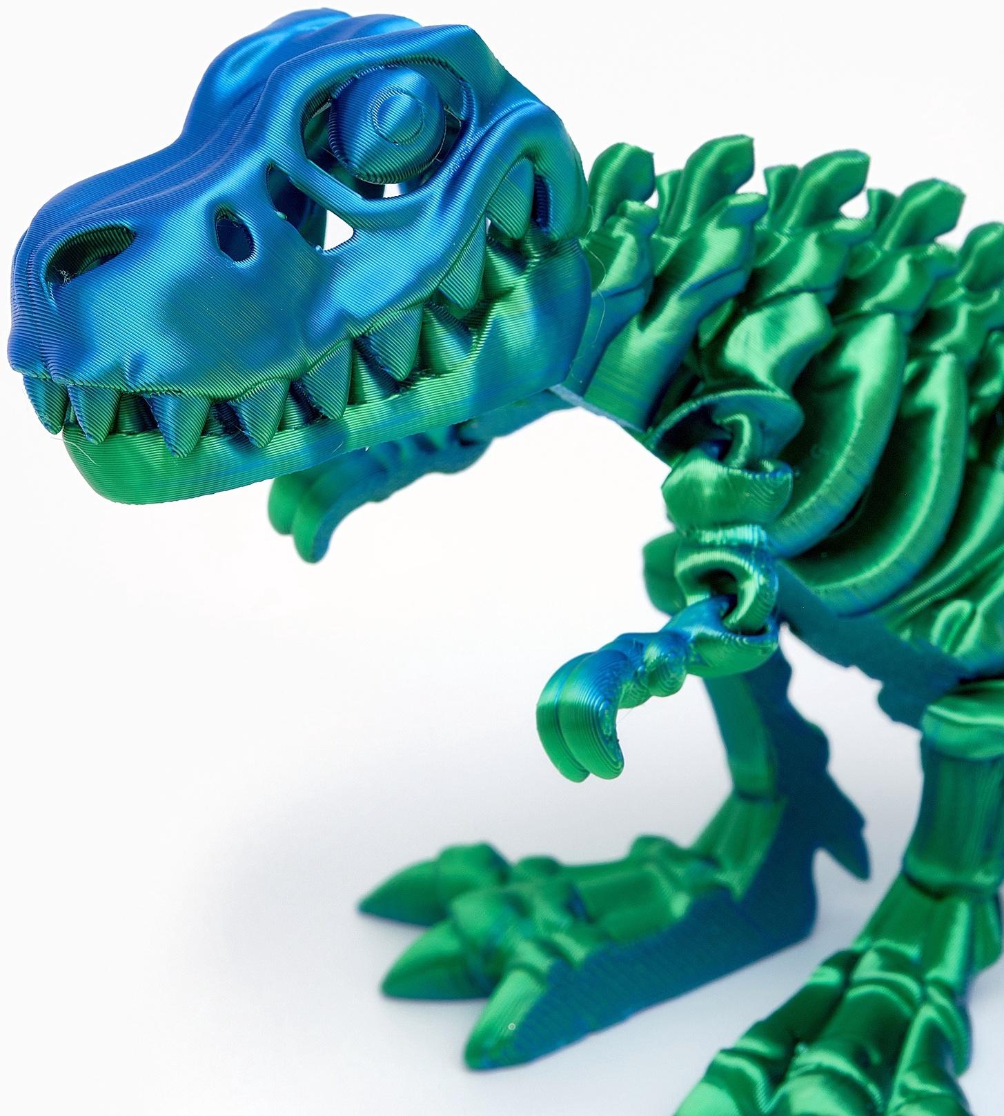 3Д - печатная игрушка «Динозавр», подвижная, цвет МИКС
