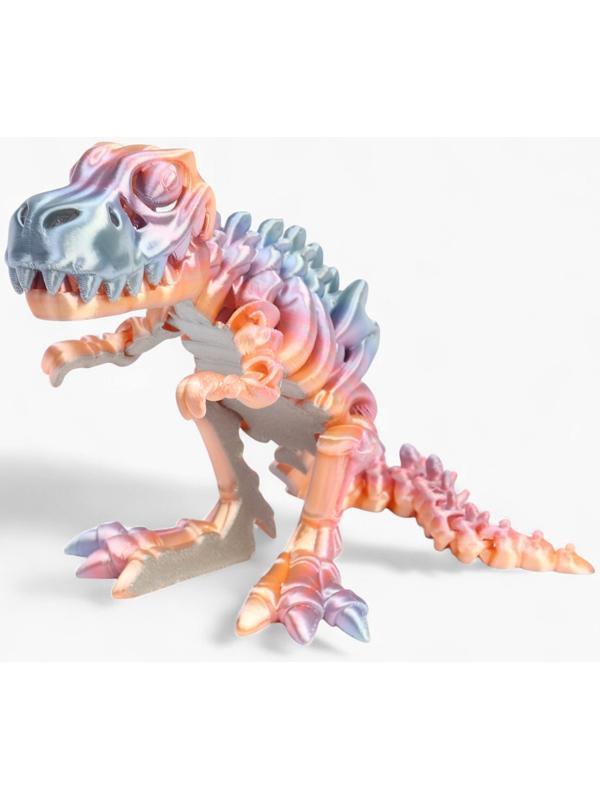 3Д - печатная игрушка «Динозавр», подвижная, цвет МИКС