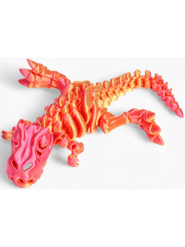 3Д - печатная игрушка «Динозавр», подвижная, цвет МИКС