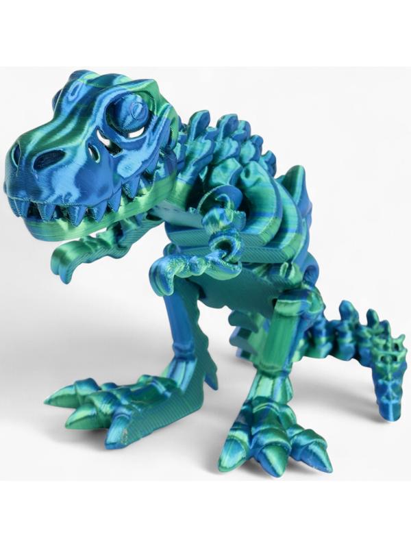 3Д - печатная игрушка «Динозавр», подвижная, цвет МИКС